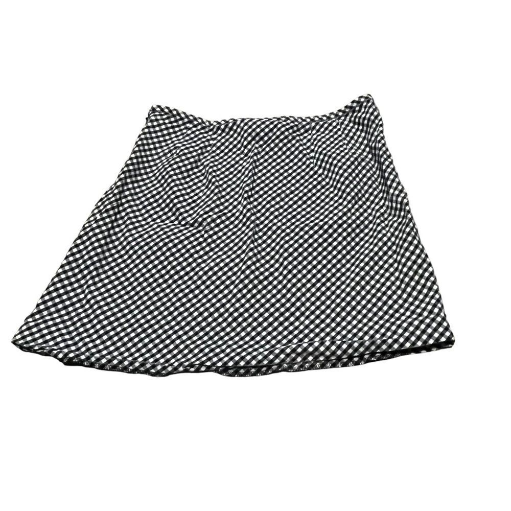 The Limited Vintage Black & White Gingham Mini Skirt